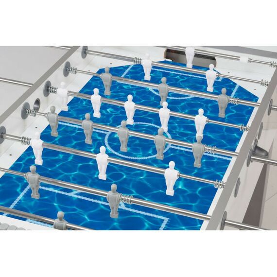 Настольный футбол: Игровой стол - футбол  Garlando G-500 Pure White H2O 143x76x88см фотографии