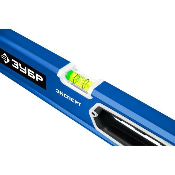 Строительные уровни: Уровень с усиленным профилем Зубр Профессионал ЭКСПЕРТ 1000 мм с зеркальным глазком [34570-100] фотографии