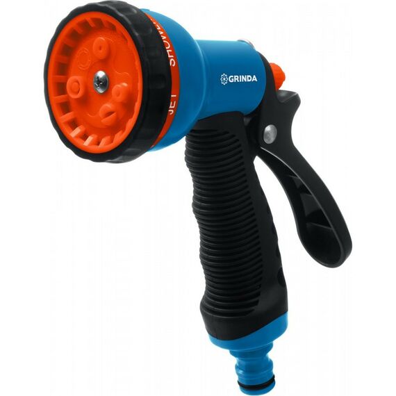 Шланги, системы водопровода и автополива: Спиральный шланг GRINDA PROLine 3/8" x 15 м пистолет-распылитель, адаптеры, поливочный набор [428495] фотографии