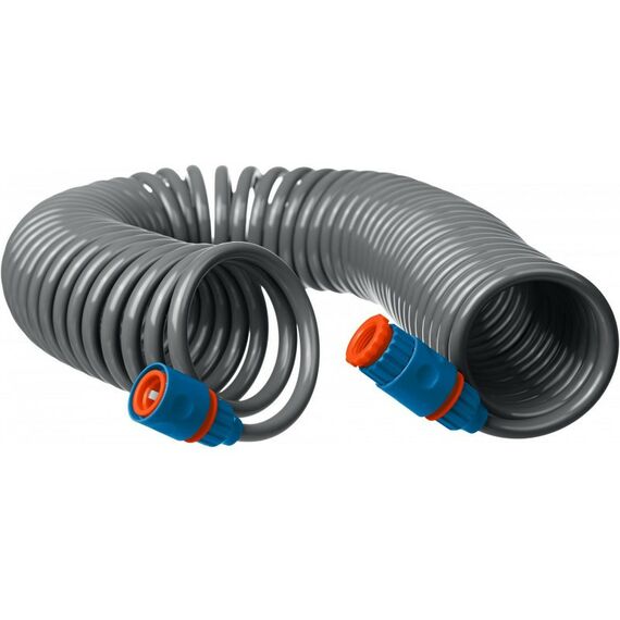 Шланги, системы водопровода и автополива: Спиральный шланг GRINDA PROLine 3/8" x 15 м пистолет-распылитель, адаптеры, поливочный набор [428495] фотографии