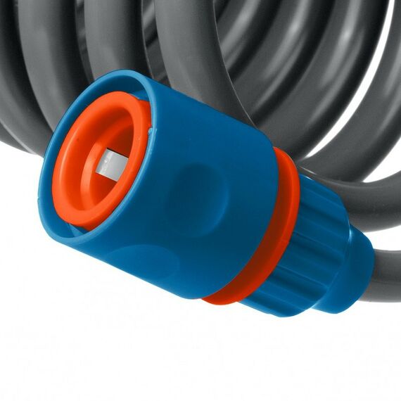 Шланги, системы водопровода и автополива: Спиральный шланг GRINDA PROLine 3/8" x 15 м пистолет-распылитель, адаптеры, поливочный набор [428495] фотографии