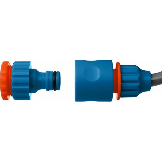 Шланги, системы водопровода и автополива: Спиральный шланг GRINDA PROLine 3/8" x 15 м пистолет-распылитель, адаптеры, поливочный набор [428495] фотографии