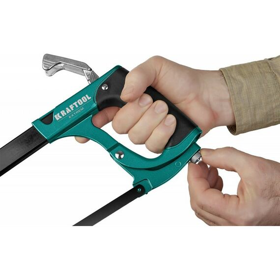 Столярно-слесарный инструмент: Ножовка по металлу KRAFTOOL Extrem [15802] фотографии