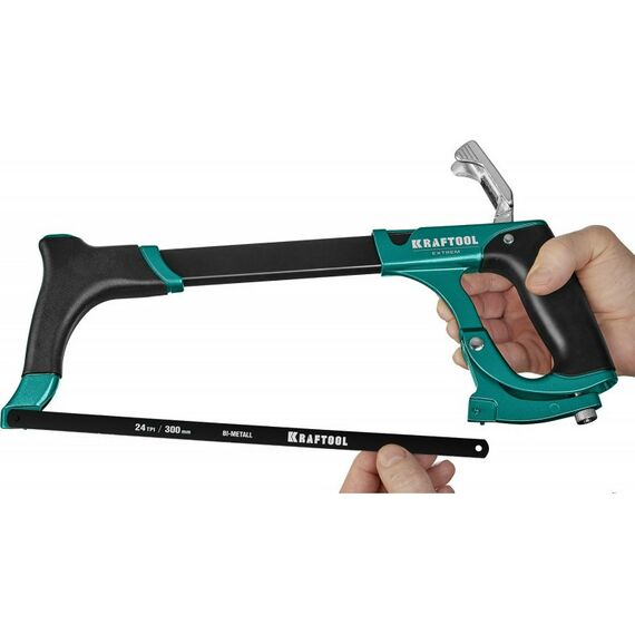 Столярно-слесарный инструмент: Ножовка по металлу KRAFTOOL Extrem [15802] фотографии