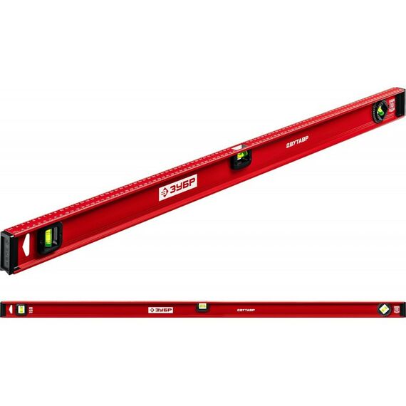 Строительные уровни: Уровень с усиленным профилем Зубр ДВУТАВР 2000 мм двутавровый [4-34583-200] фотографии