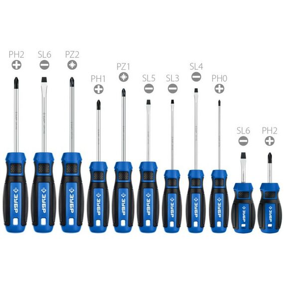 Отвертки: Набор отверток Зубр Профессионал 11 предметов [25241] фотографии
