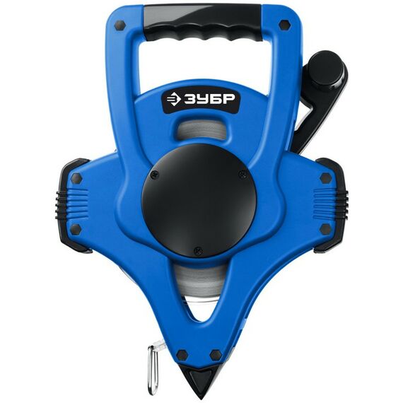 Рулетки, курвиметры: Геодезическая стальная мерная лента Зубр Профессионал 50 м [34170-50] фотографии