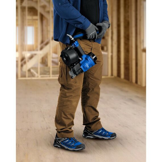 Пневматические гвоздезабиватели: Пневматический нейлер Зубр Профессионал CNW-57 для барабанных гвоздей CNW (35-57 мм) [31910] фотографии