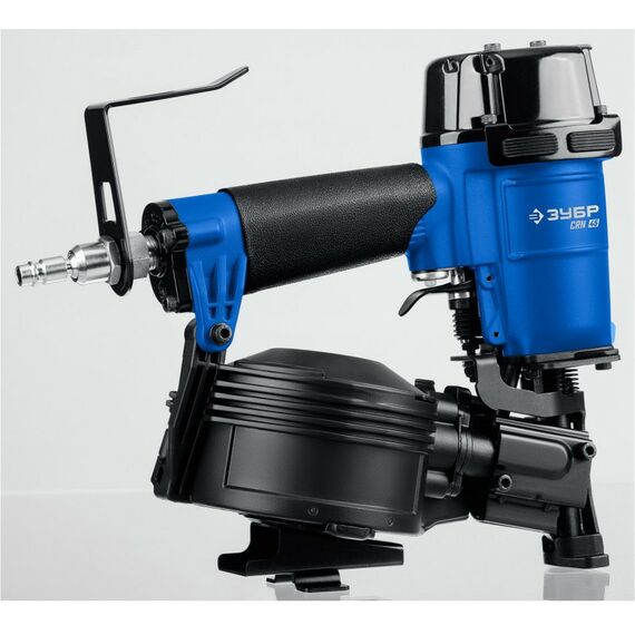 Пневмостеплеры: Пневматический кровельный нейлер Зубр Профессионал CRN-45 для барабанных гвоздей CRN (22-45 мм) [31920] фотографии
