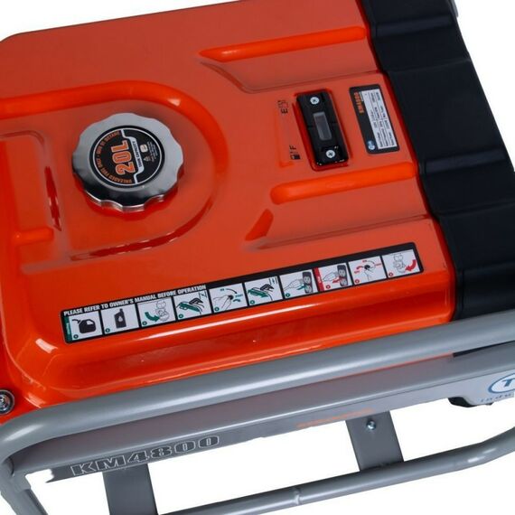Электростанции: Генератор бензиновый TOR KM4800H 3,3 кВт 220В 16 л с ручным запуском [1018115] фотографии