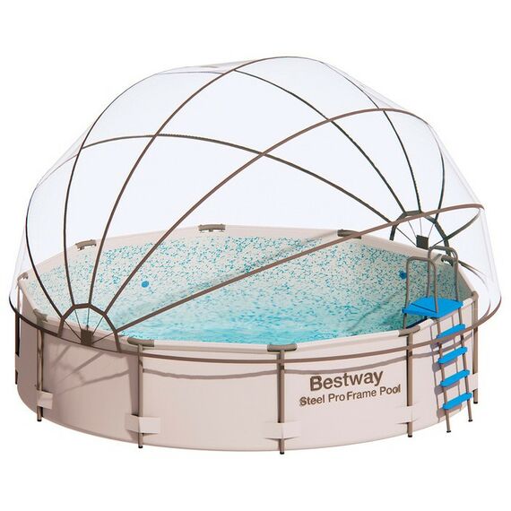 Бассейны: Бассейн  d=457 см, h=225 см, цвет серый фотографии