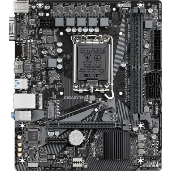 Материнские платы: Материнская плата GigaByte H610M H V3 DDR4 LGA1700 Intel H610 2xDDR4 mATX AC97 8ch(7.1) GbLAN+VGA фотографии