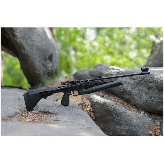 Пневматическое оружие: Винтовка пневматическая Baikal МР-61С кал. 4.5 мм, 3 Дж, ложе - пластик, до 110 м/с фотографии