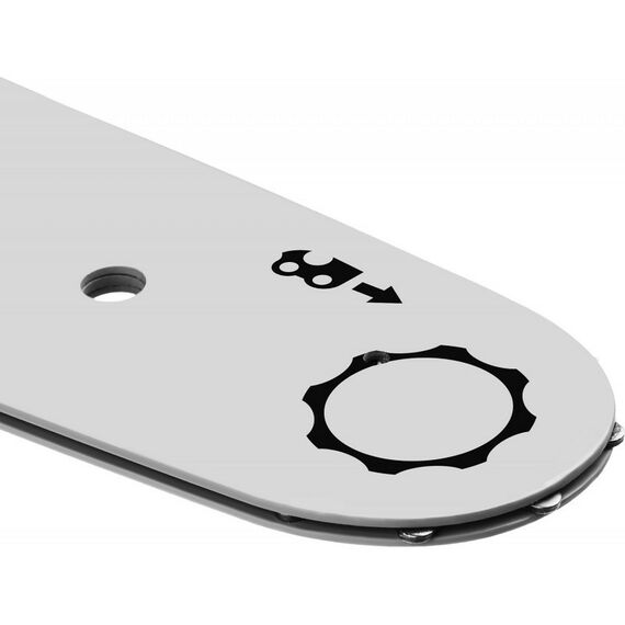 Шины для бензо и электропил: Шина для электро и бензо пил Зубр 70204-40 тип 4, шаг 3/8", паз 1.3 мм, 40 см [70204-40] фотографии