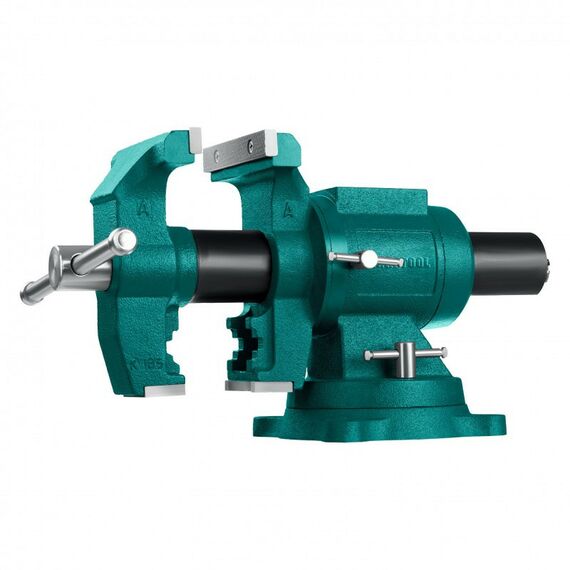 Тиски, струбцины, наковальни, верстаки: Чугунные слесарные тиски KRAFTOOL 3D Multi-Purpose 125 мм [32706-125] фотографии