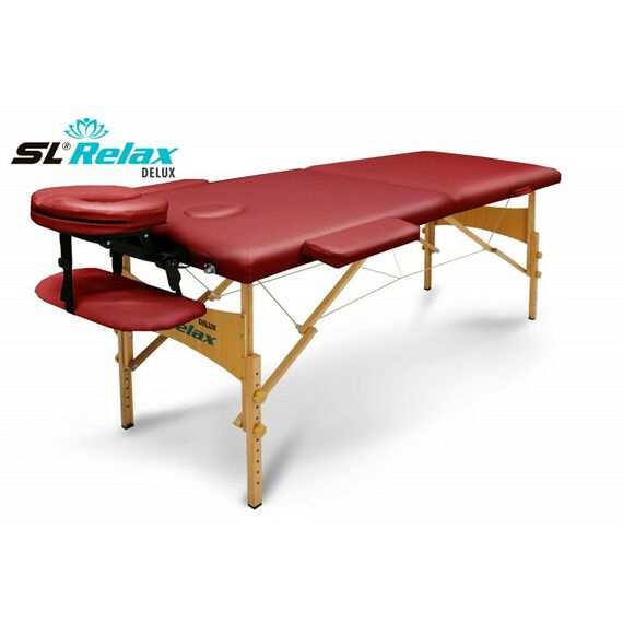 Массажные столы: Массажный стол Start Line Relax Delux Красный [BM2523-1] фотографии