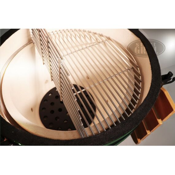 Все для пикника: Керамический гриль-барбекю Start Grill SG22G 22 дюйма (зеленый) (56 см) фотографии