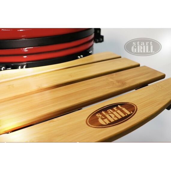 Все для пикника: Керамический гриль-барбекю Start Grill SG24R 24 дюйма, красный, 61 см фотографии