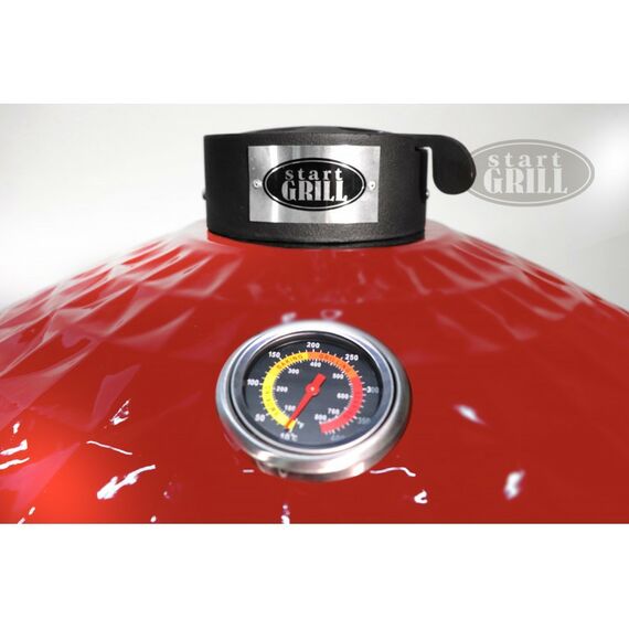 Все для пикника: Керамический гриль-барбекю Start Grill SG24R 24 дюйма, красный, 61 см фотографии