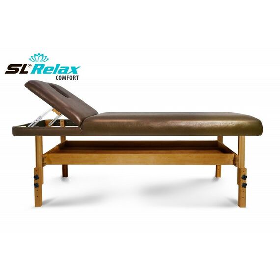 {[ru]:Массажные столы: Массажный стол Start Line Relax Comfort коричневая кожа (№6) [SLR-10