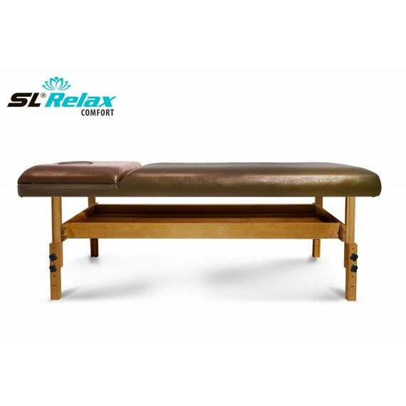 {[ru]:Массажные столы: Массажный стол Start Line Relax Comfort коричневая кожа (№6) [SLR-10