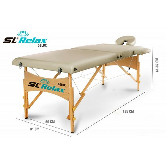 Массажные столы: Массажный стол Start Line Relax Delux Бежевый [BM2523-1BC] фотографии