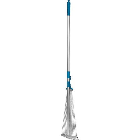 Грабли: Регулируемые веерные грабли GRINDA PROLine PR-50 длина 800 - 1240 мм, ширина 170 - 450 мм, телескопический алюминиевый черенок [421868] фотографии