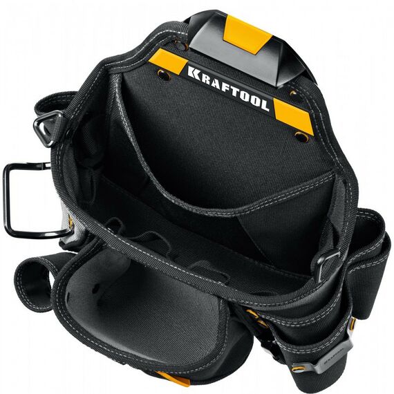Ящики и сумки для инструмента: Поясная сумка KRAFTOOL KPB-20 с быстросъёмным креплением FastClip, плечевой ремень, 20 карманов и петель, 320 х 310 мм [38767] фотографии