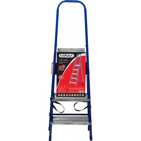 Стремянки и лестницы: Стальная стремянка MIRAX 38800-03 3 ступени, 60 см фотографии