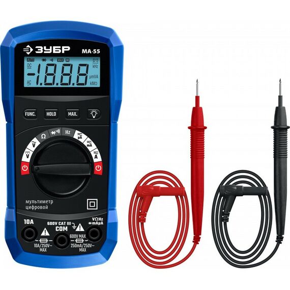 Мультиметры: Цифровой мультиметр Зубр МА-55 [59805] фотографии