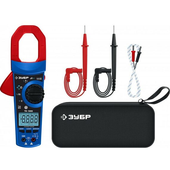 Измерительные клещи: Цифровые токовые клещи Зубр ТК-1000 [59824] фотографии