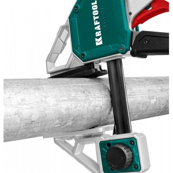 Тиски, струбцины, наковальни, верстаки: Пистолетная струбцина KRAFTOOL EXTREM-1270/95 1270х95мм [32228-127] фотографии