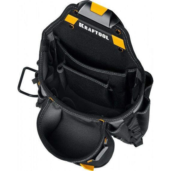 Ящики и сумки для инструмента: Пояс монтажника KRAFTOOL KBS-5 в комплекте: пояс монтажника, подтяжки и 3 сумки [38760-5] фотографии