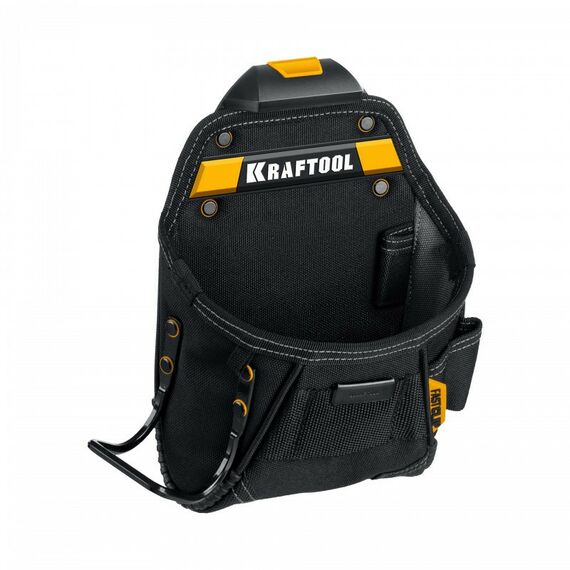 Ящики и сумки для инструмента: Поясная сумка KRAFTOOL KP-6 с быстросъёмным креплением FastClip, 6 карманов и петель, 240 х 250 мм [38775] фотографии