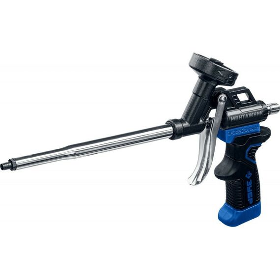 Пистолеты монтажные, тепловые, клеящие, пескоструйные: Тефлоновый пистолет для монтажной пены Зубр Монтажник [4-06875] фотографии