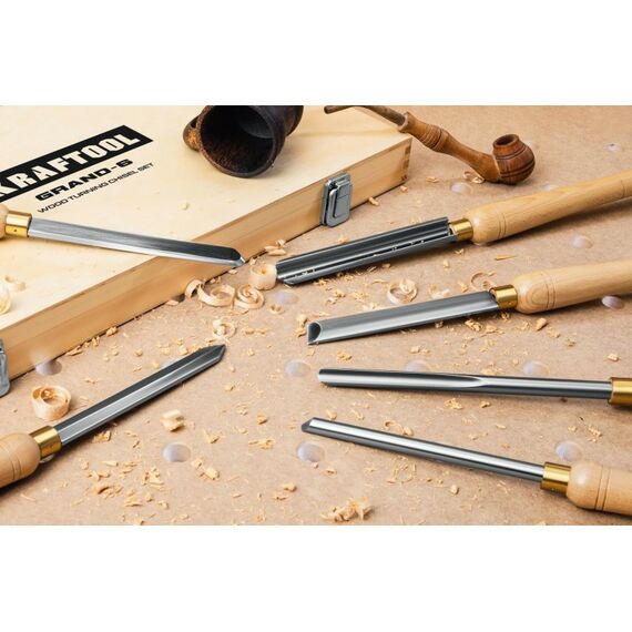 Столярно-слесарный инструмент: Набор ручных резцов по дереву KRAFTOOL Grand-6 6 предметов [18368] фотографии