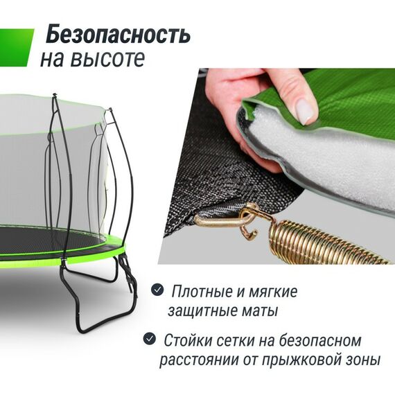 Батуты: Батут UNIX line 14 ft UFO Green фотографии