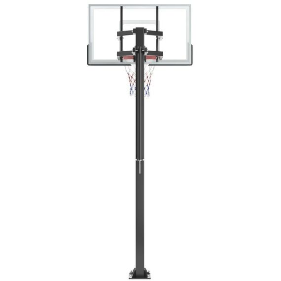Баскетбол: Баскетбольная стойка стационарная UNIX line B-Stand-TG 54"x32" R45 H230-305 см фотографии