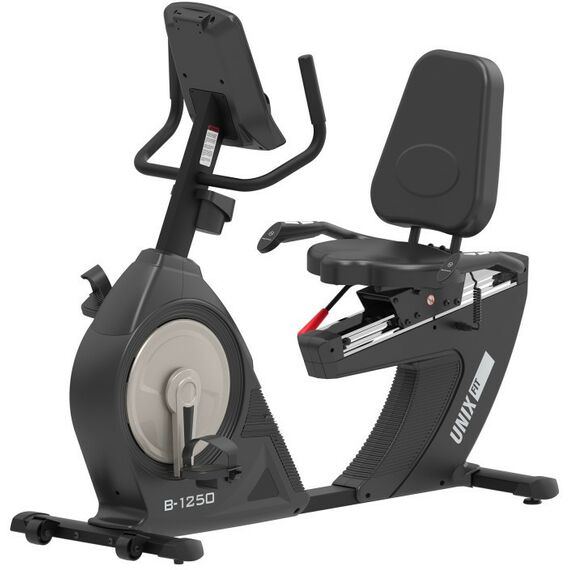 Велотренажеры: Горизонтальный велотренажер UNIX Fit B-1250 PRO 7" LCD фотографии