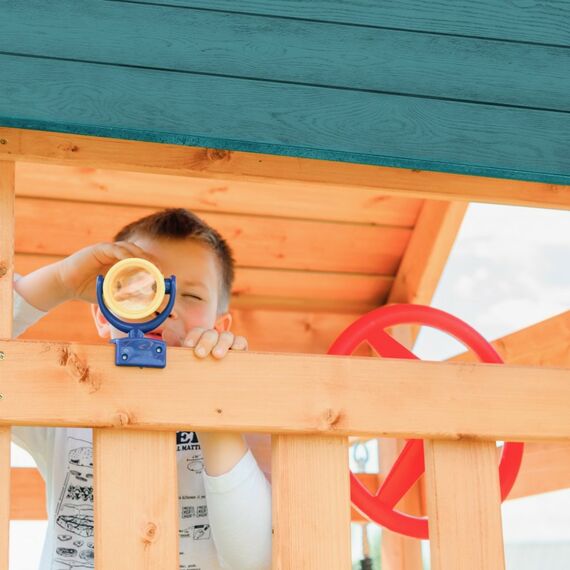 Детские спортивные комплексы: Детский игровой комплекс UNIX Kids 6 в 1 Dark Green фотографии