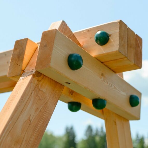 Детские спортивные комплексы: Детский игровой комплекс UNIX Kids 6 в 1 Dark Green фотографии