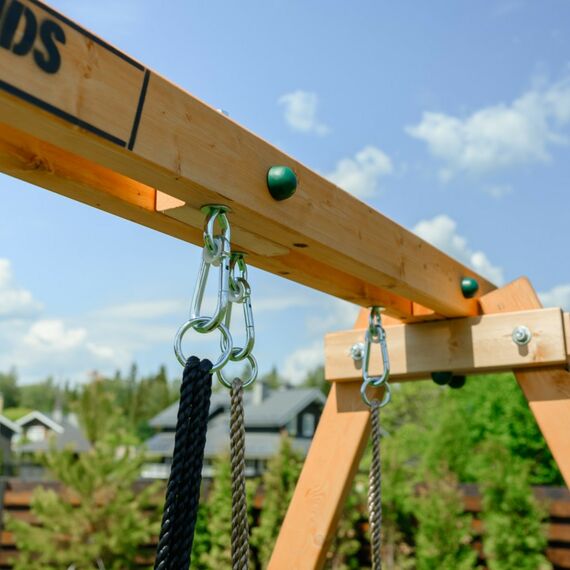 Детские спортивные комплексы: Детский игровой комплекс UNIX Kids 6 в 1 Dark Green фотографии