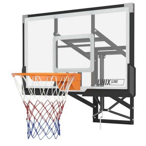 Баскетбол: Баскетбольный щит регулируемый UNIX line B-Backboard-PC 50"x32" R45 фотографии
