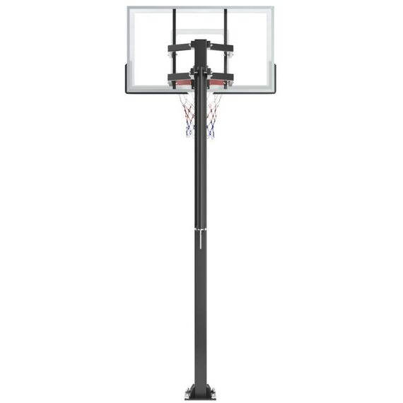 Баскетбол: Баскетбольная стойка стационарная UNIX line B-Stand-PC 54"x32" R45 H230-305 см фотографии