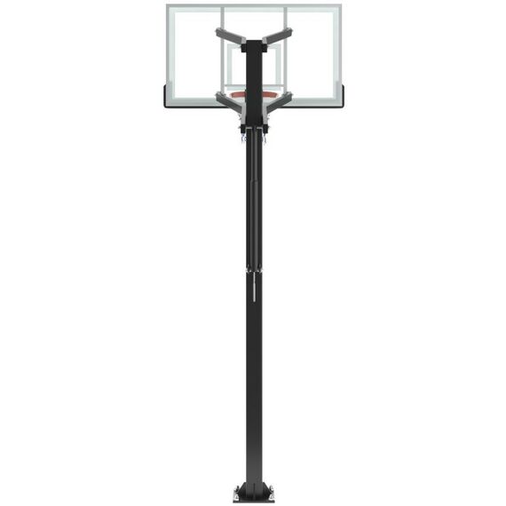 Баскетбол: Баскетбольная стойка стационарная UNIX line B-Stand-PC 72"x42" R45 H230-305 см фотографии