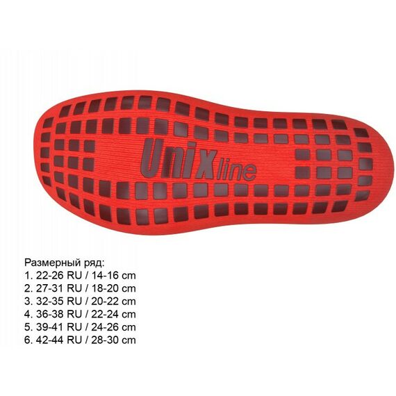 Батуты: Носки противоскользящие UNIX line для батута 42-44 RU / 28-30 cm фотографии
