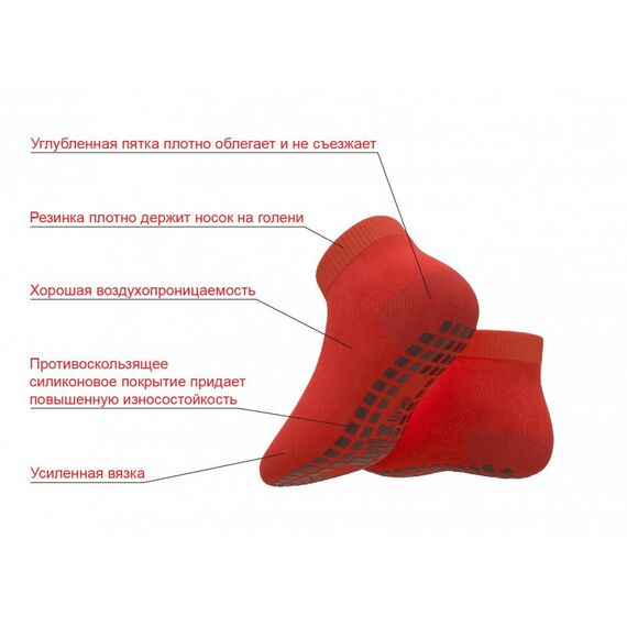 Батуты: Носки противоскользящие UNIX line для батута 42-44 RU / 28-30 cm фотографии