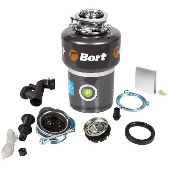 Прочая встраиваемая техника: Измельчитель пищевых отходов Bort TITAN MAX Power FullControl 780 Вт, 3 ступени, чёрный фотографии