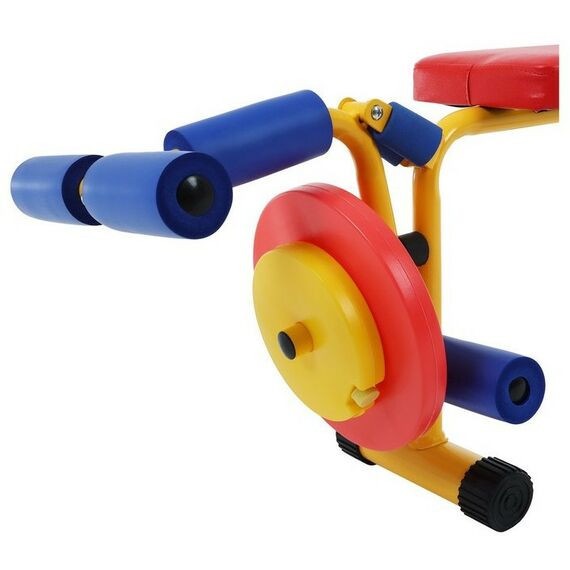 Детские тренажеры: Детская скамья для жима со штангой ONLYTOP 537822 фотографии