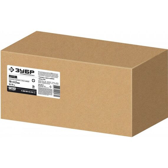 Саморезы: Саморез с пресс-шайбой Зубр ПШМ 19 х 4.2 мм цинк, 14.72 кг [4-300190-42-019] фотографии